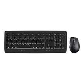 Cherry DW 5100 - Taille réelle (100 %) - Sans fil - RF sans fil - Noir - Souris incluse