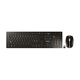 Cherry DW 9100 SLIM - Sans fil - RF sans fil + Bluetooth - Noir - Souris incluse