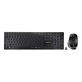 CHERRY DW 9500 SLIM - Tastatur-und-Maus-Set - kabellos - 2.4 GHz, Bluetooth 4.0 - AZERTY - Belgien