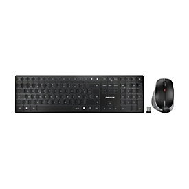 CHERRY DW 9500 SLIM - Tastatur-und-Maus-Set - kabellos - 2.4 GHz, Bluetooth 4.0 - Spanisch - Tastenschalter: CHERRY SX