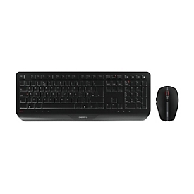 CHERRY GENTIX DESKTOP - Tastatur-und-Maus-Set - GB - Schwarz