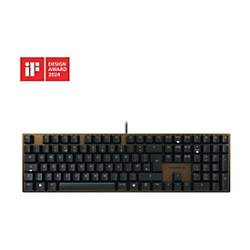 CHERRY KC 200 MX - Tastatur - USB - QWERTY - GB - Tastenschalter: CHERRY MX2A Silent Red