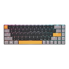 CHERRY MX MX-LP 2.1 - Tastatur - kompakt - Hintergrundbeleuchtung - kabellos - 2.4 GHz, USB-C, Bluetooth 5.2