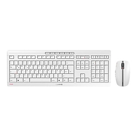CHERRY STREAM DESKTOP RECHARGE - Tastatur-und-Maus-Set - QWERTZ - Deutsch - Pale Gray