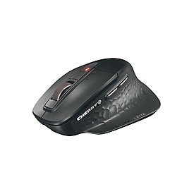Cherry STREAM Ultimate - Maus - ergonomisch - Für Rechtshänder - optisch - 7 Tasten - kabellos, kabelgebunden - 2.4 GHz, Bluetooth 5.2 - kabelloser Empfänger (USB)