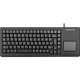 Cherry Tastatur XS Touchpad Keyboard G84-5500, QWERTZ, großes Touchpad, 2 Maustasten, schwarz