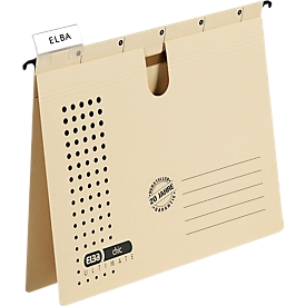 chic® ULTIMATE ELBA, dossier suspendu, format A4, chamois, 25 p.