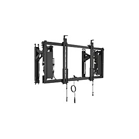 Chief ConnexSys Single Display Video Wall Mount - For Displays 42-80" - Black - Befestigungskit (Wandmontage)