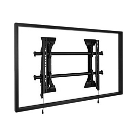 Chief Fusion Medium Micro-Adjustable Fixed TV Wall Mount - For Displays 32-65" - Black - Befestigungskit (2 Verbindungsklammern, fest angebrachte Wandhalterung)