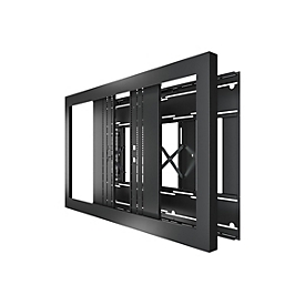 Chief Impact 75" On-Wall Kiosk Enclosure - Landscape - Black - Gehäuse - Querformat - für Digital Signage Panel - Schwarz - Bildschirmgröße: 190.5 cm (75")