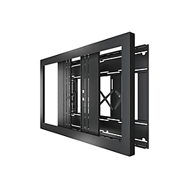 Chief Impact On-Wall Kiosk - Gehäuse - Querformat - für Digital Signage Panel - Schwarz - Bildschirmgröße: 165.1 cm (65")