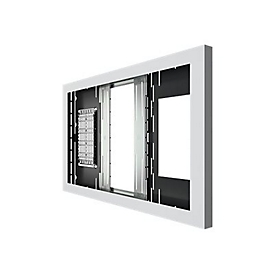 Chief Impact On-Wall Kiosk - Gehäuse - Querformat - für Digital Signage Panel - weiß - Bildschirmgröße: 165.1 cm (65")