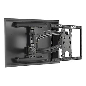 Chief Thinstall Large Dual Arm Wall Mount - For Displays 42-75" - Black - Klammer - Voll beweglich - für Flachbildschirm