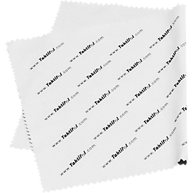 Chiffon de nettoyage, pour les feuilles tactiques Taktifol et les tableaux tactiques Taktiboard, blanc