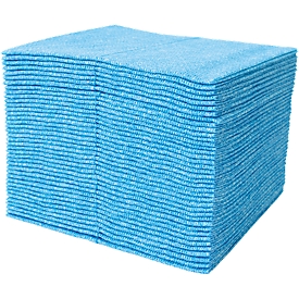 Chiffon de nettoyage spécial FSW WIPEX spéc. conçu pour l'industrie alimentaire, par feuillet, bleu, paquet de 20 pièces