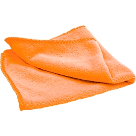 Chiffon microfibres pour whiteboards et tableaux en verre nobo, pour surface en émail, acier et verre, orange