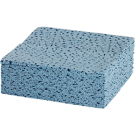 Chiffons de nettoyage WIPEX®-STAR, réutilisables, pliés en Z, extrêmement absorbants, essorables, dimensions du chiffon env. 300 x 380 mm, polypropylène, bleu, 20 x 25 chiffons