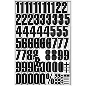 Chiffres et lettres magnétiques, pour surface métalliques, format A4, blanc