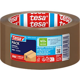 Cinta adhesiva de embalaje tesapack® Eco &amp; Strong, 6 rollos, marrón