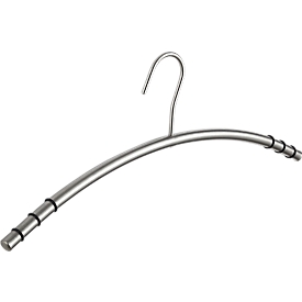 Cintre - inox - L  460 mm - argenté - 6 pièces