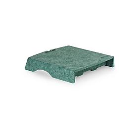 Circular-Line Monitorständer Bakker Elkhuizen Q-riser 50, aus 60% recyceltem Material, B 300 x T 250 x H 50 mm, grün