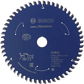 Cirkelzaagblad AD 165 mm Z.54 HLTCG, boring 20 mm, zaagbreedte 1,8 mm, hardmetaal, BOSCH