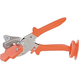 Cisaille pour profilés d'étanchéité 4.104/VR, longueur 230 mm, coupe en V, caoutchouc ORIGINAL