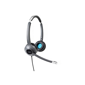 Cisco 522 - Avec fil - Bureau/Centre d'appels - 50 - 18000 Hz - Casque - Noir - Gris