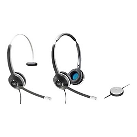 Cisco 532 Wired Dual - Headset - On-Ear - kabelgebunden - für Cisco DX70, DX70 - MSRP, DX80, DX80 (No Radio)