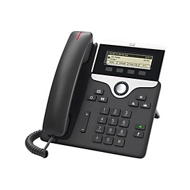 Cisco 7811 - Téléphone IP - Noir - Argent - Combiné filaire - Polycarbonate - Sur bureau/mural - 1 lignes