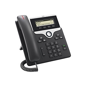 Cisco 7811 - Téléphone IP - Noir - Argent - Combiné filaire - Polycarbonate - Sur bureau/mural - 1 lignes