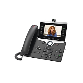 Cisco 8845 - IP-Telefon - Anthrazit - Kabelgebundenes Mobilteil - Polycarbonat - Tisch/Wand - LCD