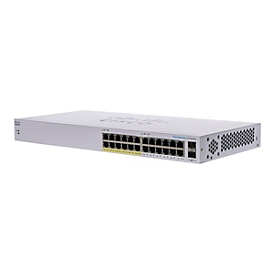 Cisco Business 110 Series 110-24PP - Switch - unmanaged - 12 x 10/100/1000 (PoE)