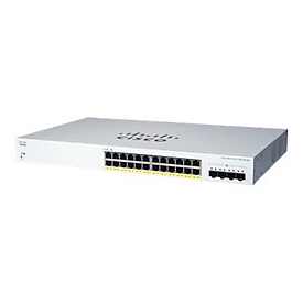 Cisco Business 220 Series CBS220-24P-4X - Switch - Smart - 24 x 10/100/1000 (PoE+)