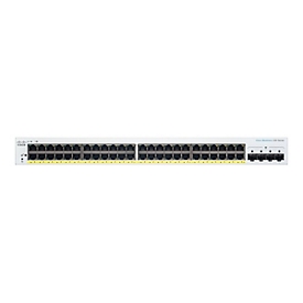 Cisco CBS220-48P-4G-EU - Géré - L2 - Gigabit Ethernet (10/100/1000) - Connexion Ethernet - supportant l'alimentation via ce port (PoE) - Grille de montage