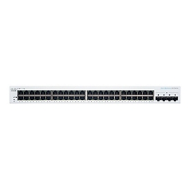 Cisco CBS220-48T-4G - Géré - L2 - Gigabit Ethernet (10/100/1000) - Grille de montage - 1U