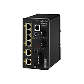 Cisco Industrial Ethernet 2000 Series - Switch - managed - 4 x 10/100 + 2 x Gigabit SFP - an DIN-Schiene montierbar
