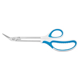 Ciseaux à ongles First Aid Only avec manche extra-long, acier inoxydable, 15 x 69 x 210 mm, bleu/blanc