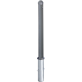 Citytrend bollard, hemisphere, removable, device for half profile cylinder, incl. base bushing