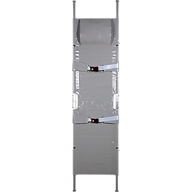 Civière K, 2 x pliable, très résistant, en aluminium, imputrescible
