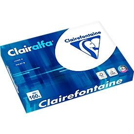 Clairefontaine Clairalfa kopieerpapier, DIN A3, 160 g/m², helderwit, 1 x 250 vellen