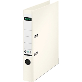Classeur à levier 1007/1008 LEITZ®, format A4, largeur du dos 52 mm, individuel, blanc