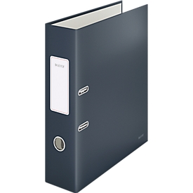 Classeur à levier Cosy 180° Leitz®, pour format A4, largeur du dos 80 mm gris