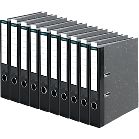 Classeur à levier - format A4 - dos 50 mm - 10 pièces - notre marque Schäfer Shop Select
