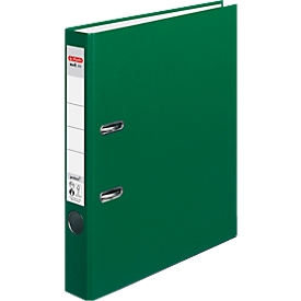 Classeur à levier maX.file protect herlitz, format A4, l. de la tranche 50 mm, vert