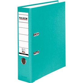 Classeur à levier PP-Color Falken, format A4, largeur du dos 80 mm, 1 pièce, turquoise