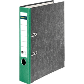 Classeur à levier SCHÄFER SHOP, format A4, l. de la tranche 50 mm, vert