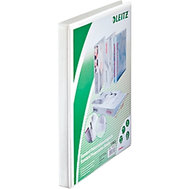 Classeur de présentation à anneaux LEITZ®, format A4, mécanisme à 2 anneaux, largeur du dos 30 mm