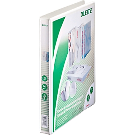 Classeur Personnalisable 2 anneaux - Dos de 63 mm - Blanc LEITZ