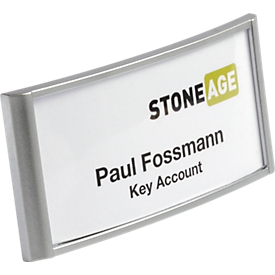 Classic name badges, magnet, 65 x 30 mm, 10 pieces